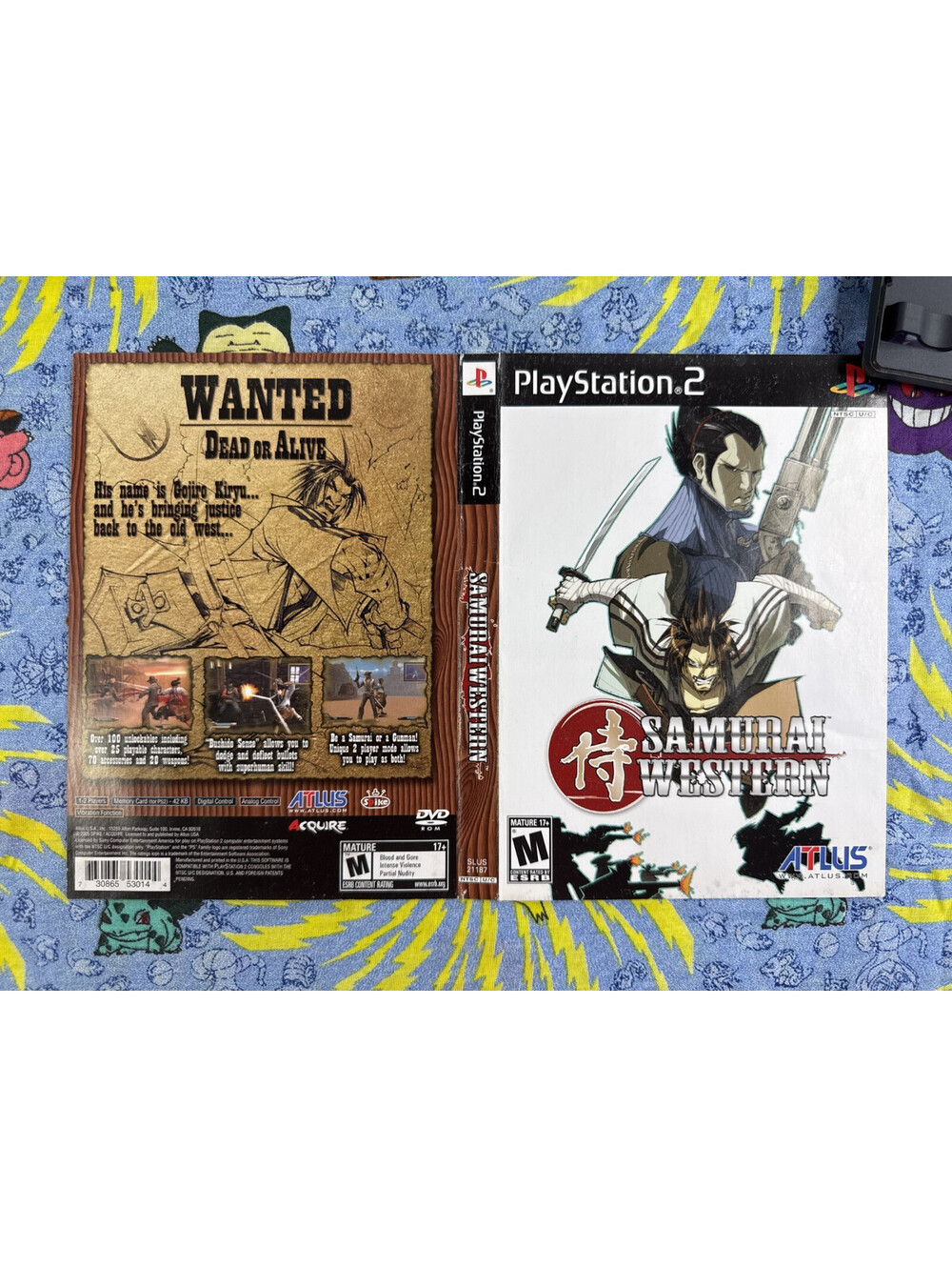 Samurai Western (Sony PlayStation 2, 2005) PS2 No Manual, Tested No Scratches
